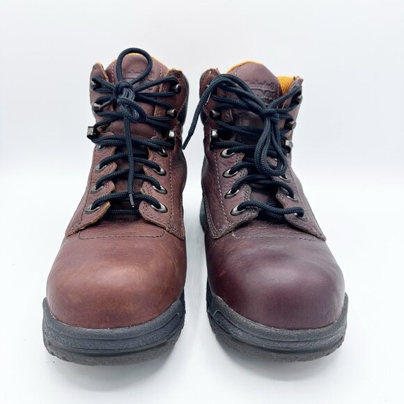 Timberland Pro Womens Titan 6" Alloy Toe Waterproof Work Boots Size 9 W Brown - Picture 5 of 9
